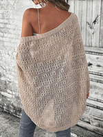 Elegant Batwing Sleeve Cardigan 2